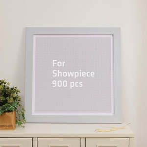 Showpiece Frames For 900pcs Puzzles: Cool Gray Plastic Jigsaw Puzzle Frame (900pcs)