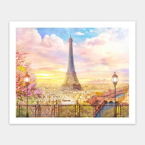 Romantic Paris - 500 Piece Jigsaw Puzzle
