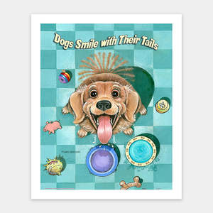 Dogs Smile with Their Tails - 500 Piece Jigsaw Puzzle