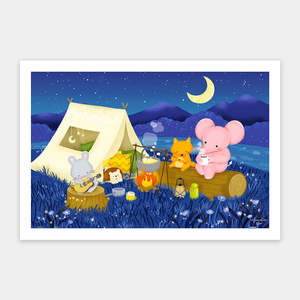 Camping Day - 600 Piece Jigsaw Puzzle