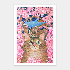 The Whimsical World of Sakura Cat - 600 Piece Jigsaw Puzzle