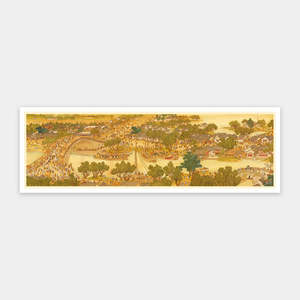 Bears Along the River During the Qingming Festival - 2000 Piece Jigsaw Puzzle