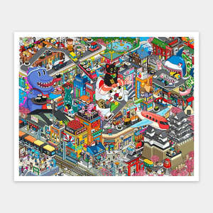 The Sushi City - 2000 Piece Jigsaw Puzzle