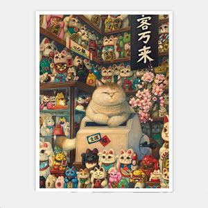 Showpiece 4000 Piece Puzzle: Maneki Neko's Shop - 4800 Piece Jigsaw Puzzle