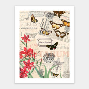 Butterfly Floral Design - 300 Piece Jigsaw Puzzle