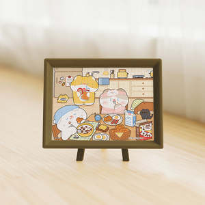 Cat Brand Breakfast - 80 Piece XS Jigsaw Puzzle