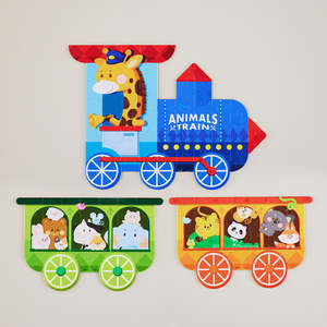 For Kids: Transportation - Animals Train - Multipack Jigsaw Puzzle