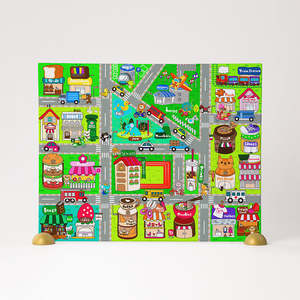 Cute Street Map - 80 Piece Junior Jigsaw Puzzle