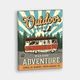 Retro Poster - Camper Van - 366 Piece Jigsaw Puzzle