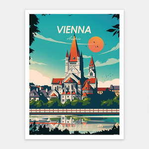 World Travel - Vienna - 1200 Piece Jigsaw Puzzle