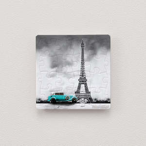 The Eiffel Tower - 16pcs Jigsaw Puzzle Magnet