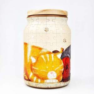 Puzzle Jars: Take a Nap - Large Glass Jar Jigsaw Puzzle