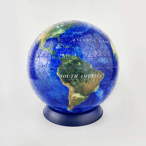 Resplendent Earth - 3D Puzzle Globe Jigsaw Puzzle