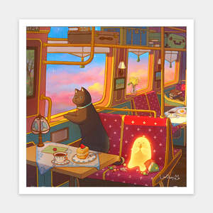 Train Trip - 900 Piece Jigsaw Puzzle