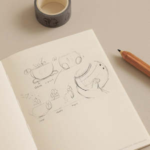 A6 Blank Pages - Notebook Refill