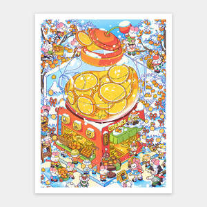 Orange Tea & Snow Jigsaw Puzzle 1200 Pieces