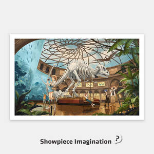 Showpiece 1000 Piece Puzzle: Night at the Nature Museum - 1000 Piece Jigsaw Puzzle (Mystery Puzzle)