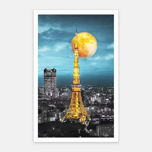Tokyo Tower, Japan - Moon Night Series - 1000 Piece Jigsaw Puzzle