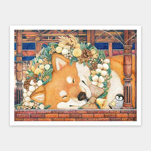 Showpiece 1200 Piece Puzzle: Goodnight Shiba - 1200 Piece Jigsaw Puzzle