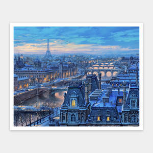 Spanning the Seine - 2000 Piece Jigsaw Puzzle