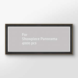 Chestnut Professional Jigsaw Puzzle Frame (4000pcs Panorama)