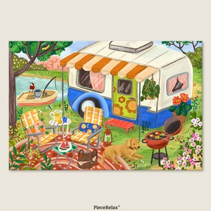504 Piece Jigsaw Puzzle - Campervan Camper Day