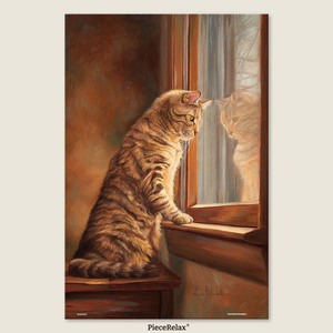 New Arrivals: 504 Piece Jigsaw Puzzle - Peering out the Window