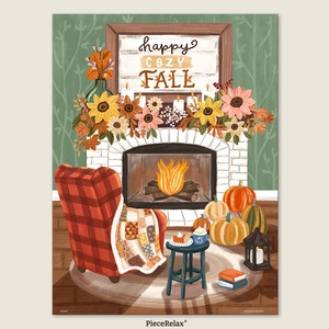 New Arrivals: Autumn Fireplace 1008 Piece Jigsaw Puzzle for Adults