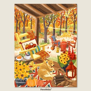 New Arrivals: 1008 Piece Jigsaw Puzzle - Fall Porch by Olivia Gibbs