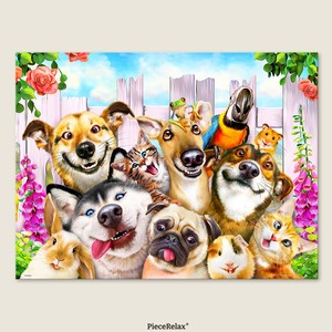 New Arrivals: 1008 Piece Jigsaw Puzzle - Pet Selfie by Howard Robinson