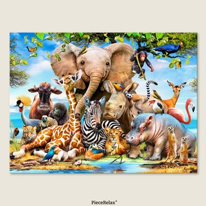 Africa Smile 1008 Piece Jigsaw Puzzle for Relaxation