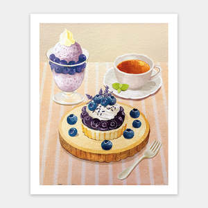 Blueberry Cake - Showpiece 500 Pieces [H4210]