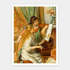 Young Girls at the Piano  - Showpiece 1200 Pieces [H4136]