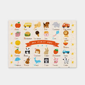 For Kids: My First ABC - 140 Piece Jigsaw Puzzle for Kids