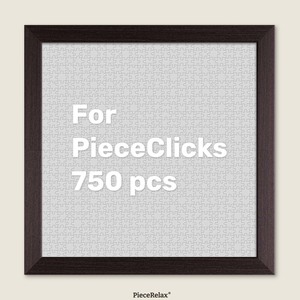 Charcoal Brown - Wood Style Frame for PieceRelax 756 Piece Puzzles [W1265]