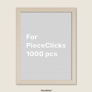 Oatmeal - Wood Style Frame for PieceClicks 1008 Piece Puzzles [W1261]