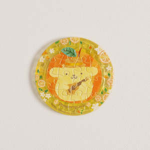 Puzzle Magnets: Pompompurin - Multicoloured Fruit - Orange - Puzzle Magnet [D1370]