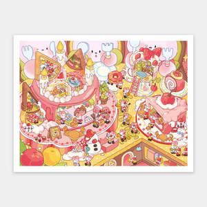 Showpiece 1200 Piece Puzzle: Cake Party 1200 Piece Jigsaw Puzzle