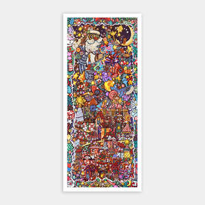 Showpiece 1600 Piece Square Puzzle: Christmas Castle 1500 Piece Jigsaw Puzzle