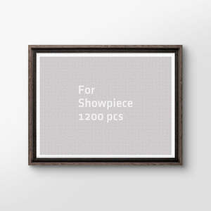 Showpiece Frame For 1200 Piece Puzzle: Mocha Professional Jigsaw Puzzle Frame (1200pcs)