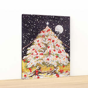 Christmas Night Moonlight Jigsaw Puzzle - 586 Pieces