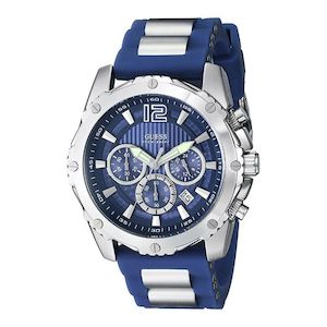 Mens Watches: Guess Sport Two-tone Silicone Strap Men's Watch W0167G3