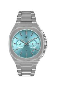 BEVERLY HILLS POLO CLUB Men’s Silver Chronograph Metal Watch – BP3210X.300