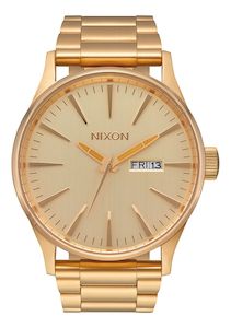 Sale: Nixon Sentry All Gold Dial Men's Watch A356-502