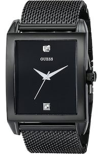 Guess: Guess Montre Homme All Black Women's Watch W0298G1
