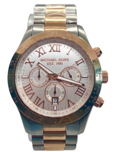 Michael Kors: Michael Kors Layton Two Tone Women's Watch MK5622