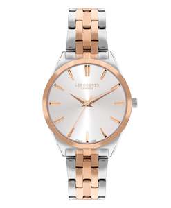 Most Stock: Lee Cooper Women's 34 MM Silver Dial Analog Watch – LC07833.530