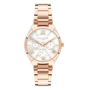 Lee Cooper Women's Multi Function White Mop Dial Watch – LC07456.420