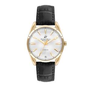 BEVERLY HILLS POLO CLUB Women’s Leather Strap Quartz Watch – BP3339X.130