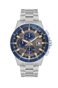 Quantum: Quantum Men's Grey Dial Chronograph Watch – HNG1067.360